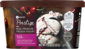 Prestige Real Premium Frozen Yogurt Black Cherry