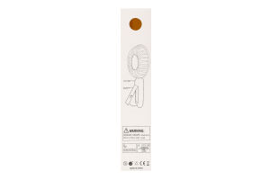 Вентилятор білий USB з акумулятором та підставкою д/телефону XoKo