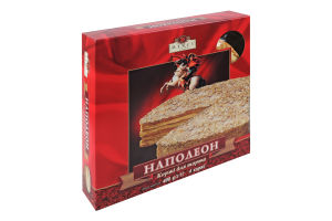 Коржі для торта листкові випечені Наполеон Merci Cake к/у 400г