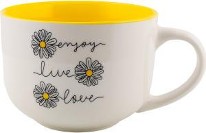 Чашка Ромашки 500мл кераміка