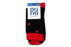 Шкарпетки чоловічі чорні класичні р.27-29 2267 Duna