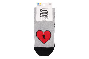 Шкарпетки жіночі Premier socks класич. з напис. BE MINE-FOREVER р.23-25 арт.8256