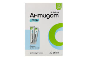 Добавка дієтична Антидот гель 20*20г стік Baum Pharm