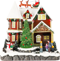Прикраса декоративна LED Засніжений будинок 884776