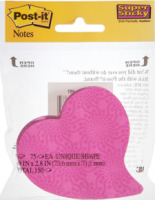 Post-it Heart Super Sticky Notes - 2 PK