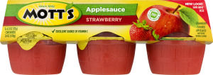 Mott's Applesauce Strawberry - 6 CT