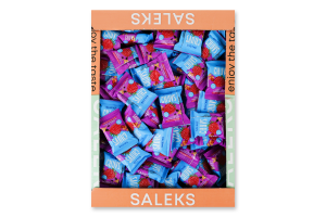 Конфеты мини с яблочным пюре, малиновым соком и жареным арахисом Chuvs Saleks кг