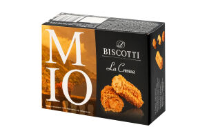 Тістечко заварне зі згущеним молоком M-io La Crema Biscotti к/у 0.19кг