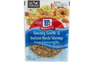 McCormick Recipe & Seasoning Mix - Savory Garlic & Italian Herb Shrimp