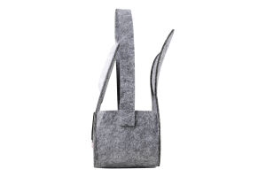 Кошик декор Заєць в окулярах фетровий 958382