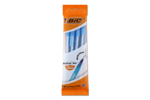 Ручка Bic Round Stic Classic кулькова синя 1.00мм 4шт