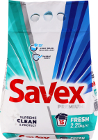 Засіб миючий порошкоподібний для автоматичного та ручного прання Fresh Premium Savex 2.25кг