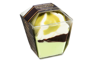 Морозиво 8% вершкове зі смаком фісташки з соусом Фісташка та соусом з какао Маскарпоне Gel’Amo ст 150г