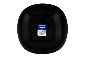 ТАРІЛКА ДЕС БЛЕК КАРІНА 19СМ КВАДР 1ШТ 24ШТ ЛЮМІНА