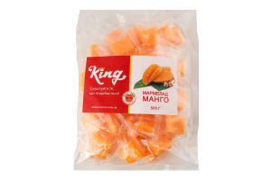 Манго мармелад кубик 500г д/п King nafoods