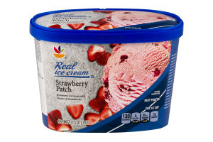 Ahold Real Ice Cream Strawberry Patch