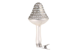 Прикраса ялинкова Грибочок скло 13см 985684