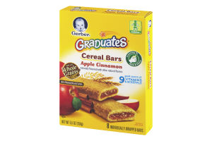 Gerber Graduates Cereal Bars Apple Cinnamon - 8 CT