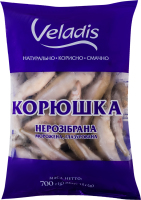 Корюшка мороженая неразобранная глазированная Veladis м/у 700г