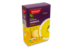 Крупа кукурудзяна шліфована №5 Полента Premium Жменька к/у 450г