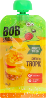 Пюре фруктовое пастеризованное Тропик Смузи Bob Snail д/п 120г
