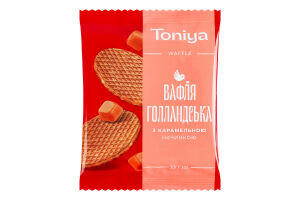 Вафля с карамельной начинкой Голландская Toniya м/у 33г