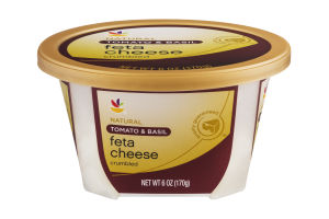 Ahold Feta Cheese Tomato & Basil Crumbled