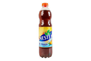 Чай холодный со вкусом персика пастеризованный с сахарами и подсластителем Nestea п/бут 1.5л