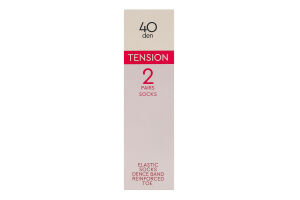 Шкарпетки жіночі Conte elegant Tension 40den 23-25 bronz 2пари