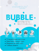Маска для лица с гиалуроновой кислотой Bubble Mask VIA Beauty 10г