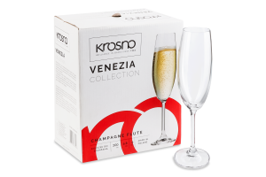 Набір келихів д/шампан Krosno Venezia 6*200мл