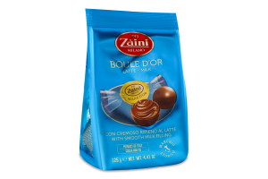 Цукерки Zaini Boule D'or з молоч кремом з мол шок