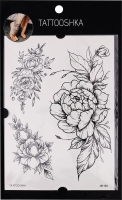 Тату Tattooshka Квіти Набір піонів