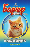 Нашийник д/котів інсектоакарицидний Бар"єр супер синьо-жовтий 32,5см Продукт