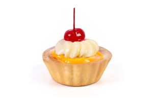 Пирожное Корзинка с персиком