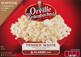 Orville Redenbacher's Gourmet Popping Corn Tender White - 6 CT