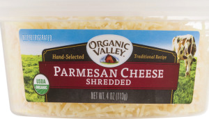 Organic Valley Parmesan Cheese Shredded