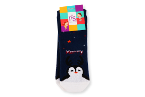 Шкарпетки дит Premier socks Пінгвін махрові р16-18