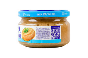Икра трески пробойная Veladis сл/с с/б 180г