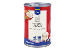 Крем кулинарный кокосовый METRO Chef ж/б 400мл