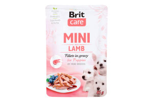 Корм д/цуценят з філе ягнят в соусі 85г пауч Бріт Кеа