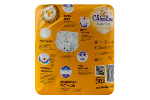 Трусики-підгузники для дітей 16-24кг 6 Super Soft Chicolino 30шт