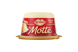 Масло кислосливочное 82% La motte President п/у 250г