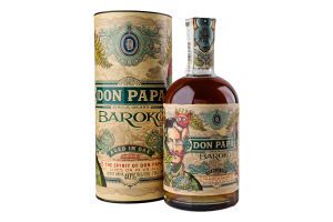 Напій алкогольний 0.7л 40% на основі рому Baroko Don Papa тубус