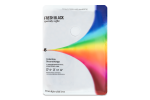 Кава натуральна смажена в зернах Colombia Bucaramanga Fresh Black в/ґ м/у 200г