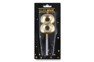 Свічка Buromax Цифра 8