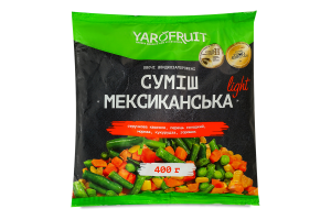 Суміш овочева швидкозаморожена Мексиканська Light Yarofruit м/у 400г