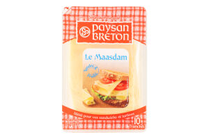 Сир Paysan Breton Маасдам скибочками 45%