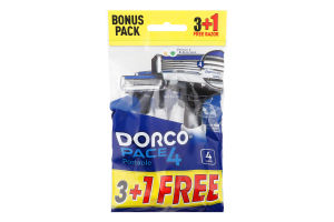 Станок Dorco Pace Чоловічий Однораз 4 лез 4шт