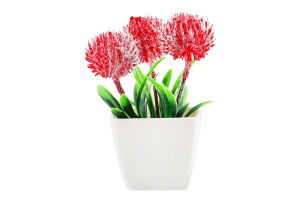 Квіти штучні у горщику 10*12см в асортименті